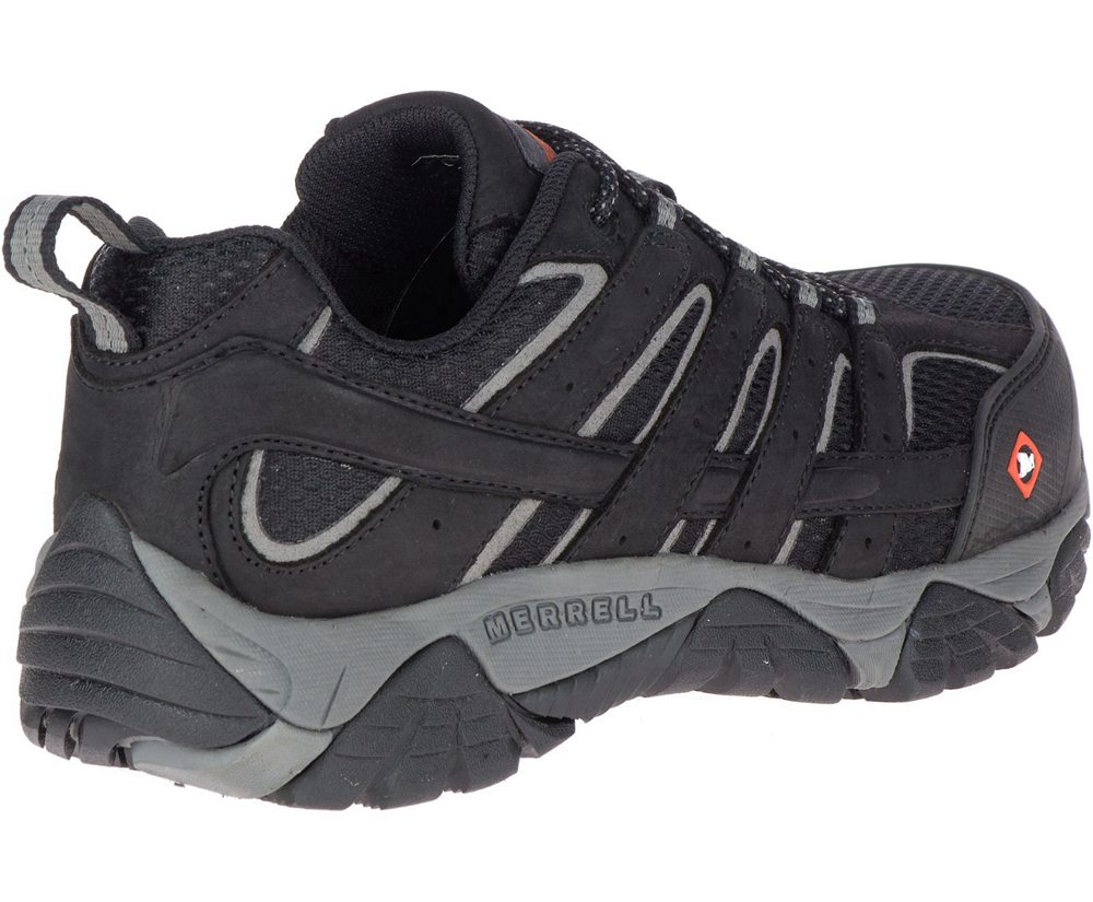 Merrell Hiking Shoes Black - Moab Vertex Vent Comp Toe Work - Womens 80ZDQOJTP